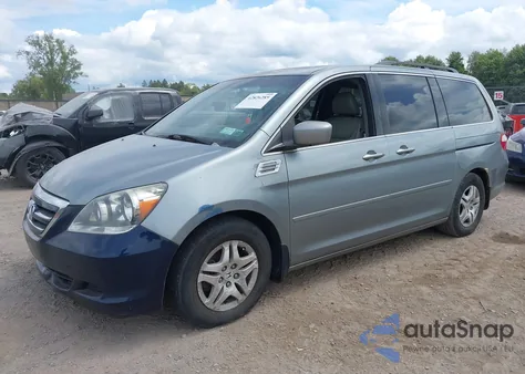 2007 Honda Odyssey Ex-L z USA, uszkodzony, nr VIN 5FNRL38787B075297